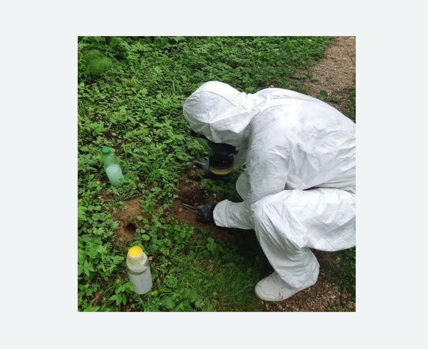 уничтожение кротов на участке в Хорошево-Мневники города Москвы